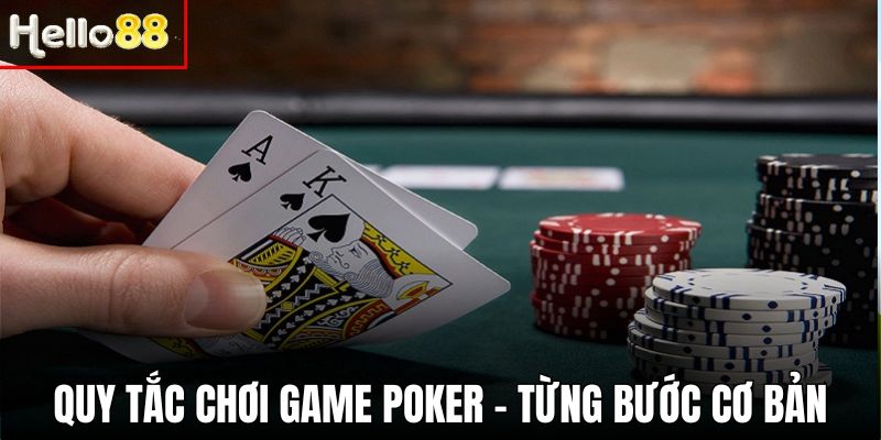 Người chơi game Poker cần vượt qua 4 vòng cược để giành chiến thắng