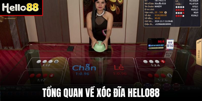 Xóc đĩa Hello88 tổ chức trong phòng casino