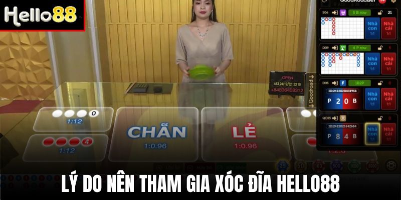 Các ưu điểm giúp phòng chơi xóc đĩa Hello88 lúc nào cũng hút khách